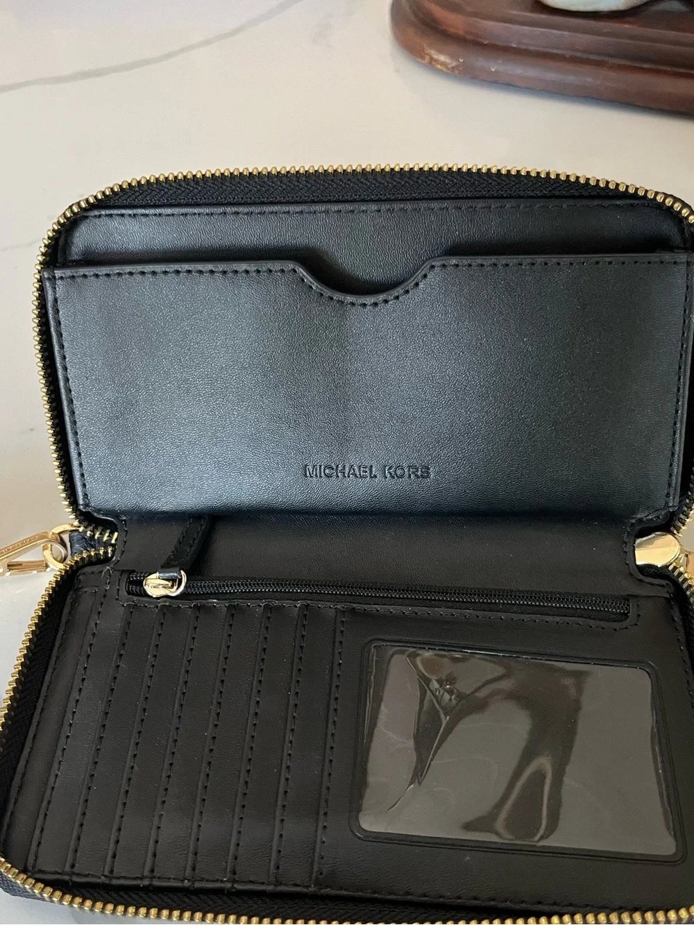 Michael Kors pebbled leather